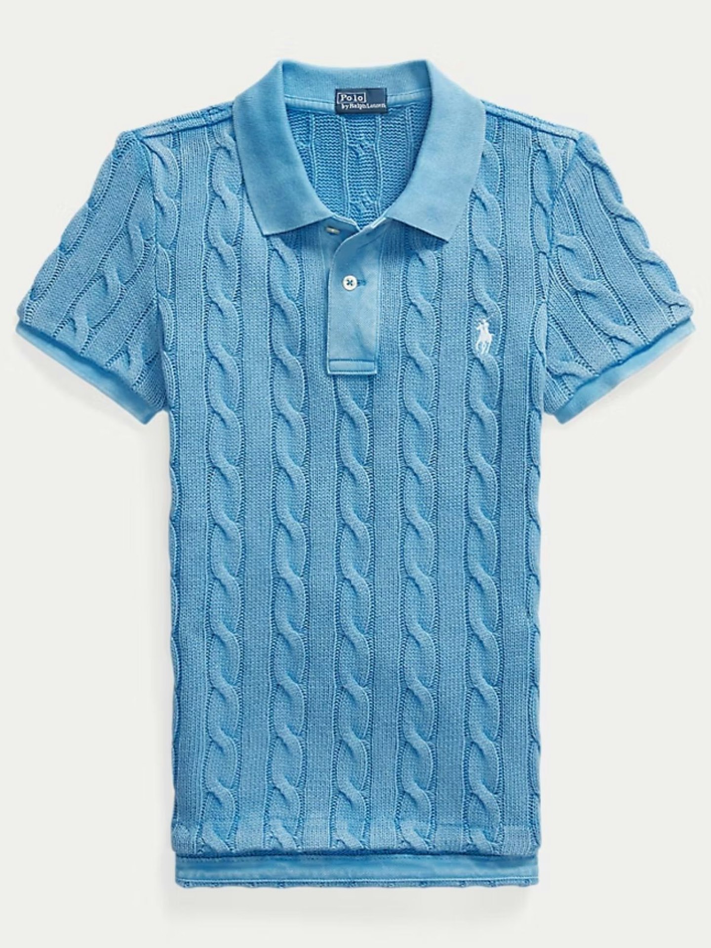 Polo Ralph Lauren, Cable-Knit Polo Shirt