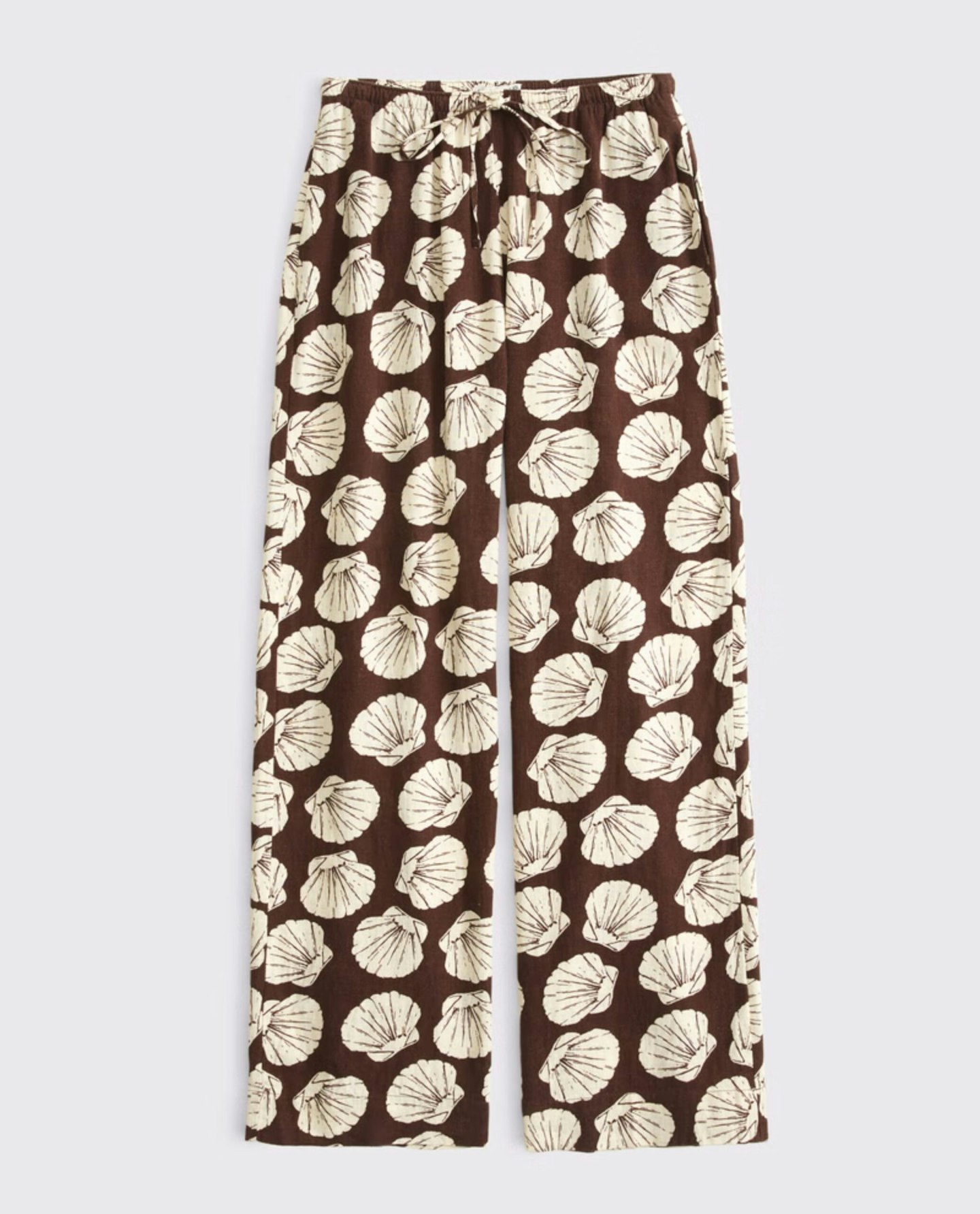Linen-Blend Pull-On Pant - Seashell