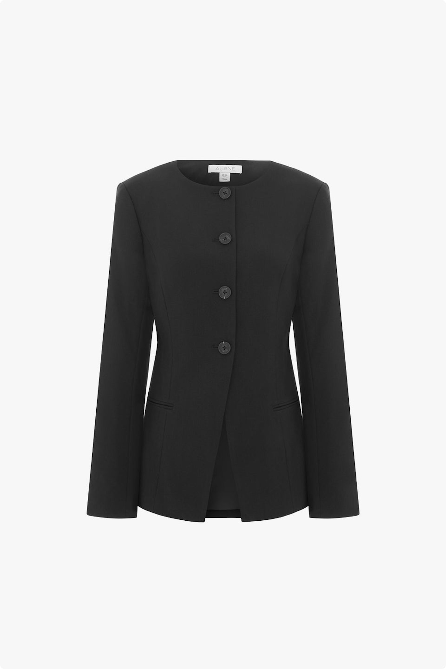 Daphne Waisted Blazer in Black