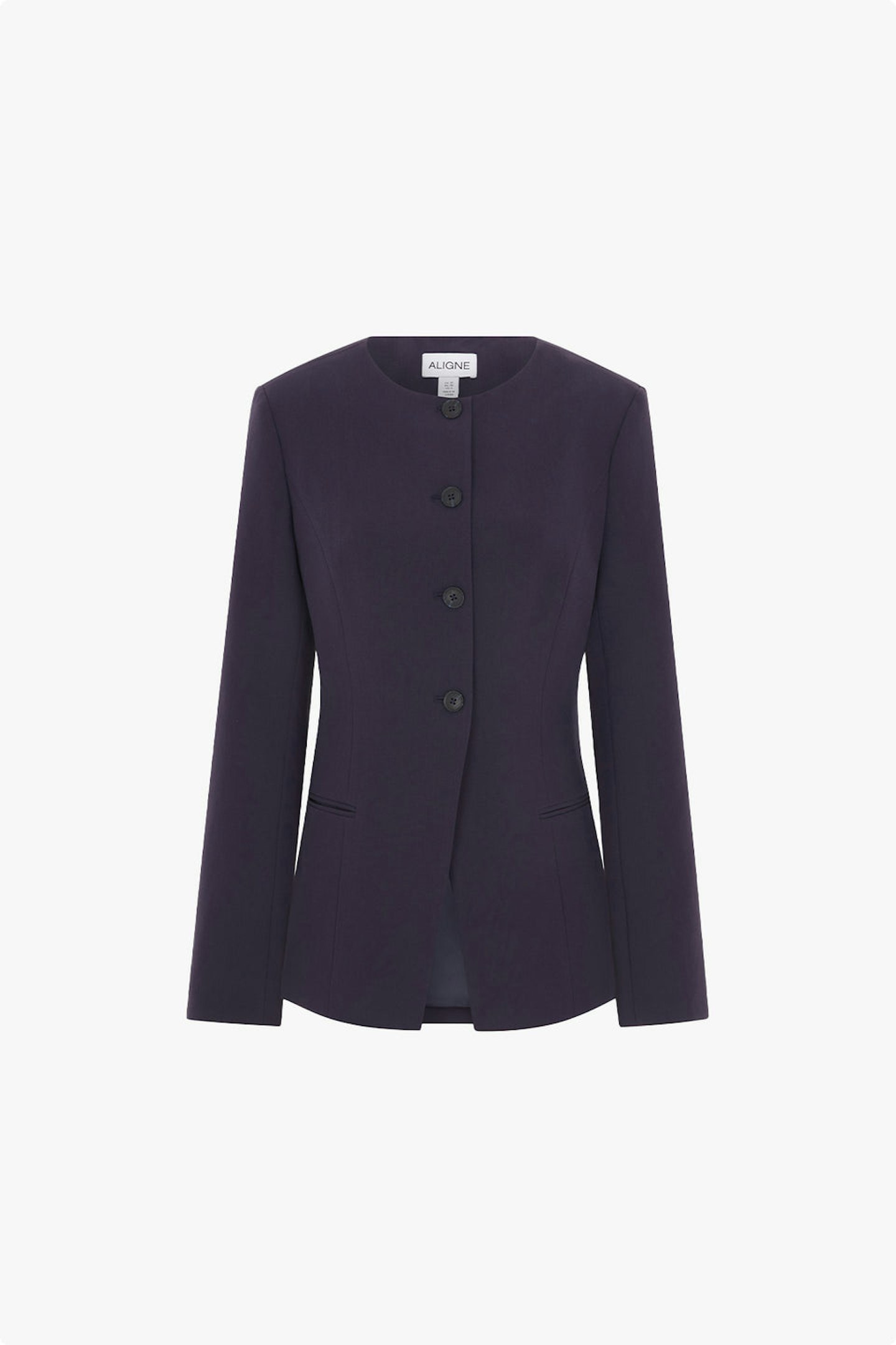 Daphne Waisted Blazer in Navy