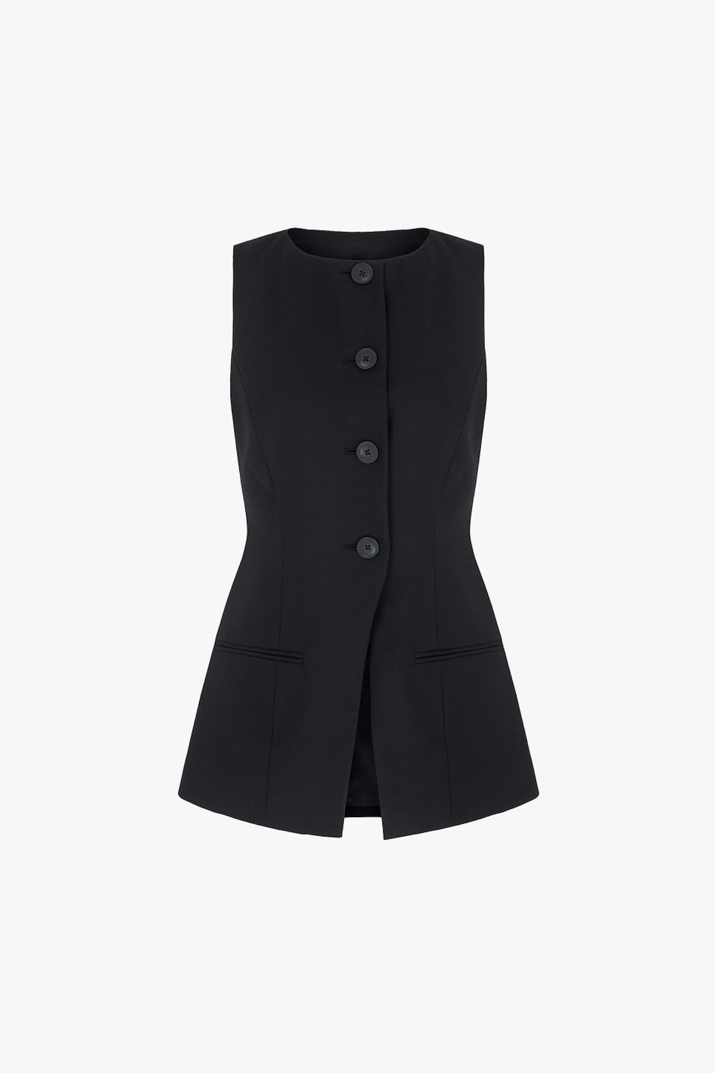 Leo Waistcoat in Black