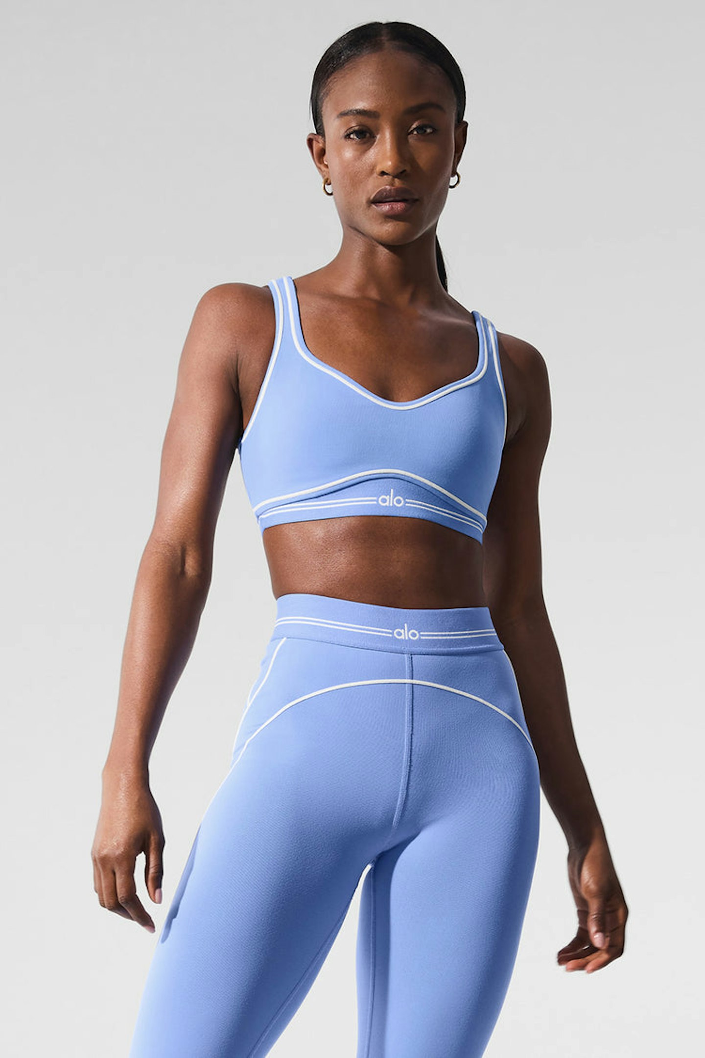 alo yoga Airbrush Heart Throb Bra