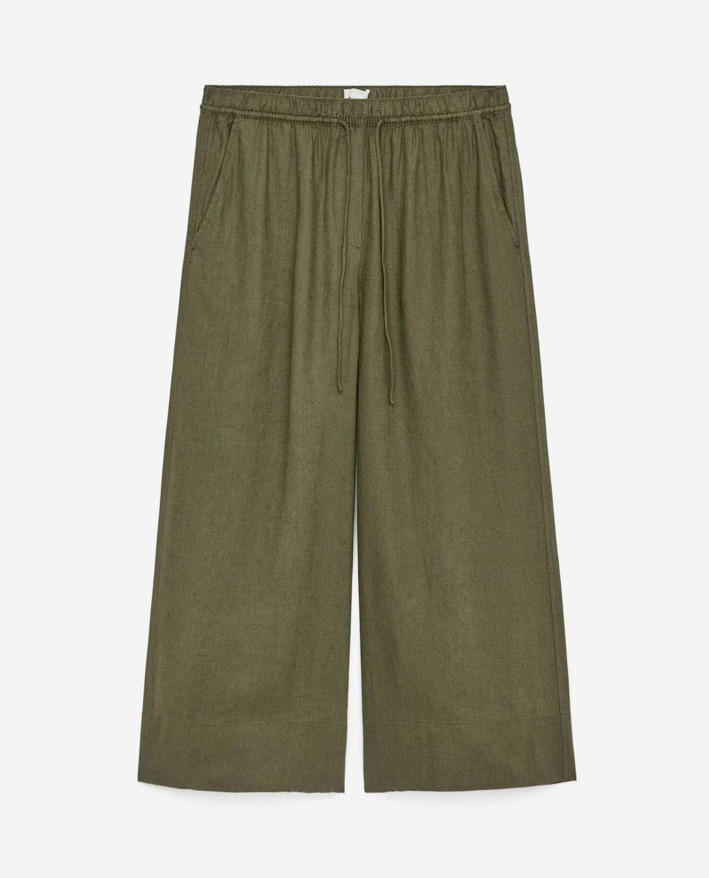Cropped Linen Trouser