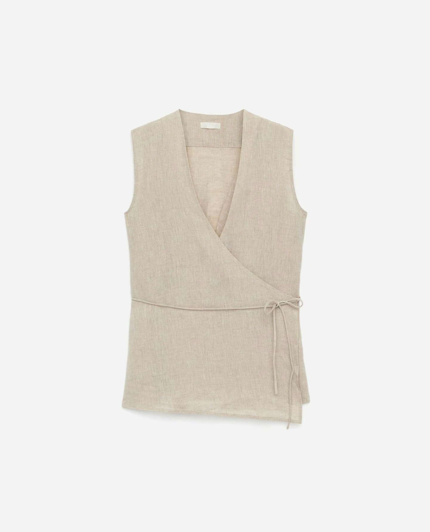 Linen Wrap Top