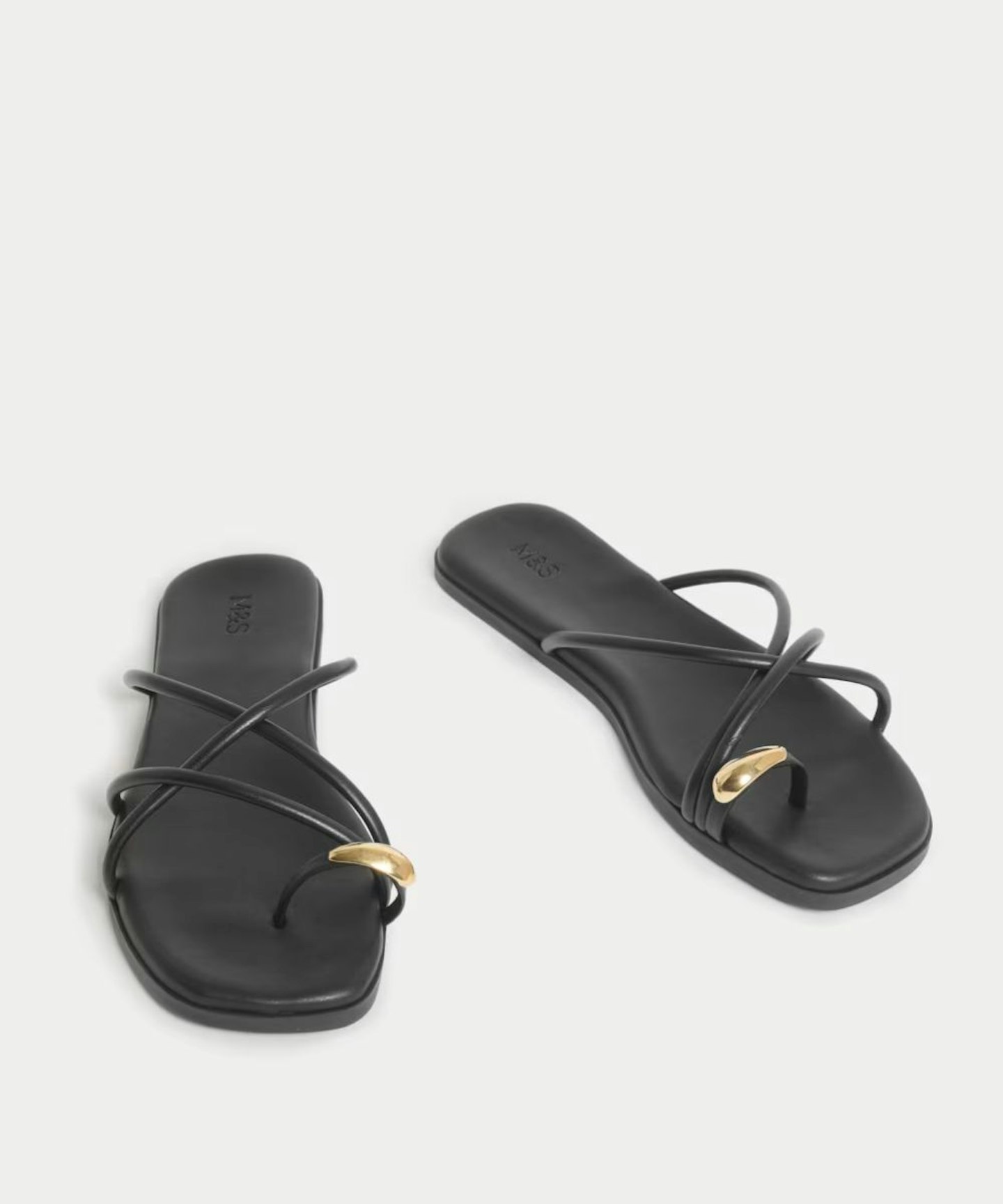 Flat Toe Loop Mules