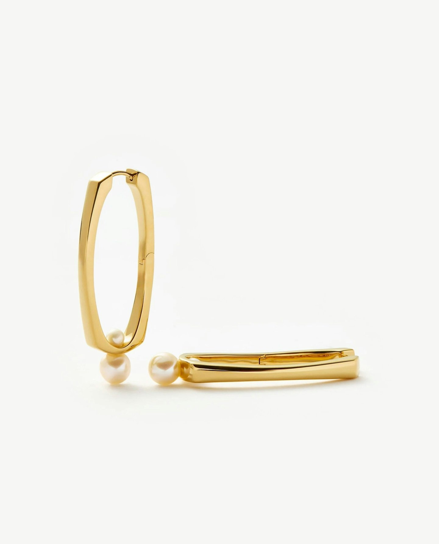 Missoma, Button Pearl Ovate Hoops