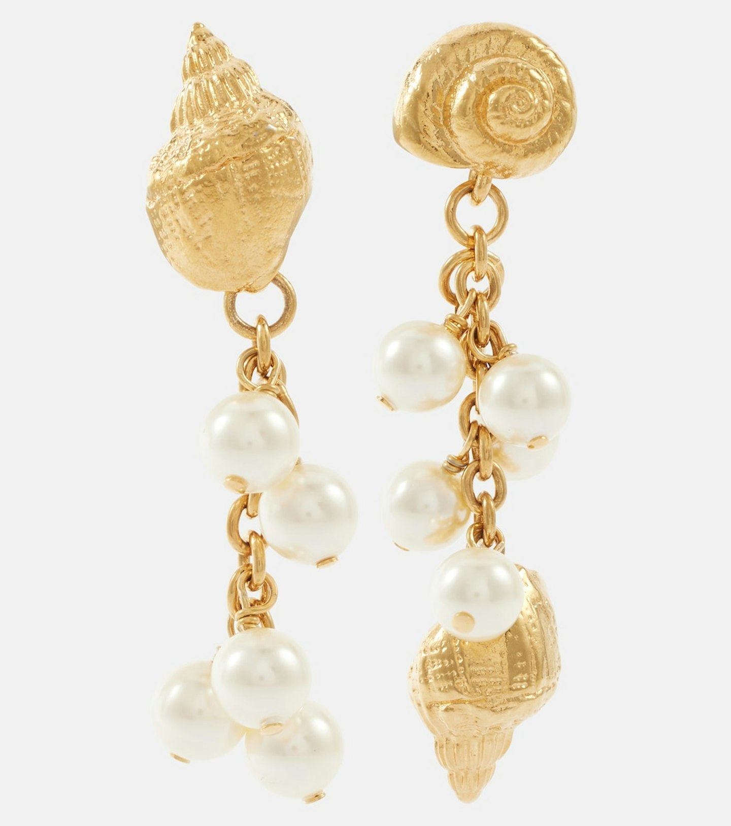 Chloé, Shells Small Drop Earrings