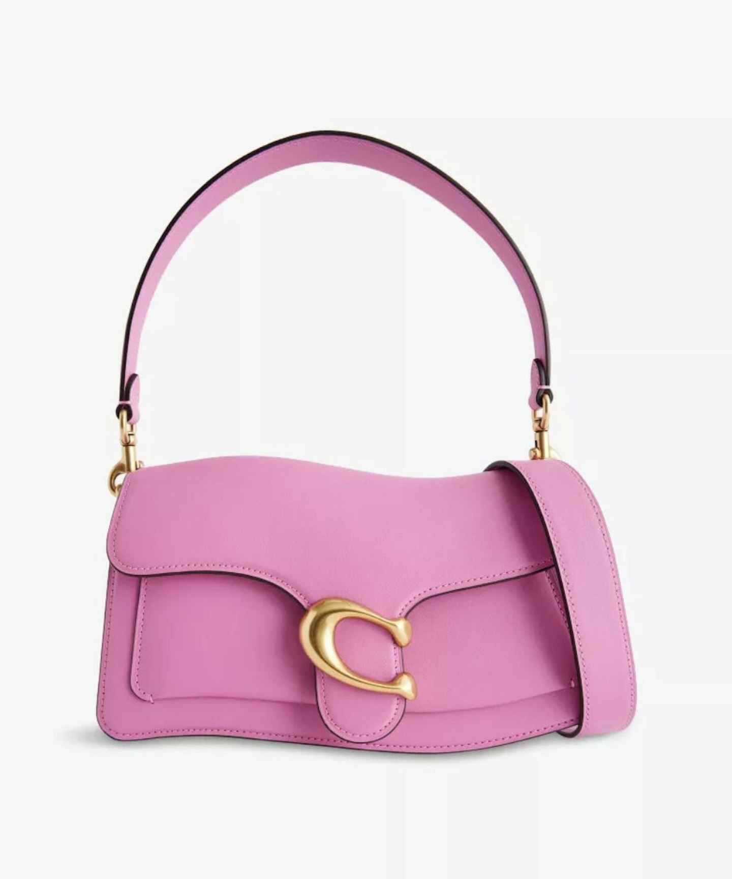 coach Tabby Twisted Leather Shoulder Bag