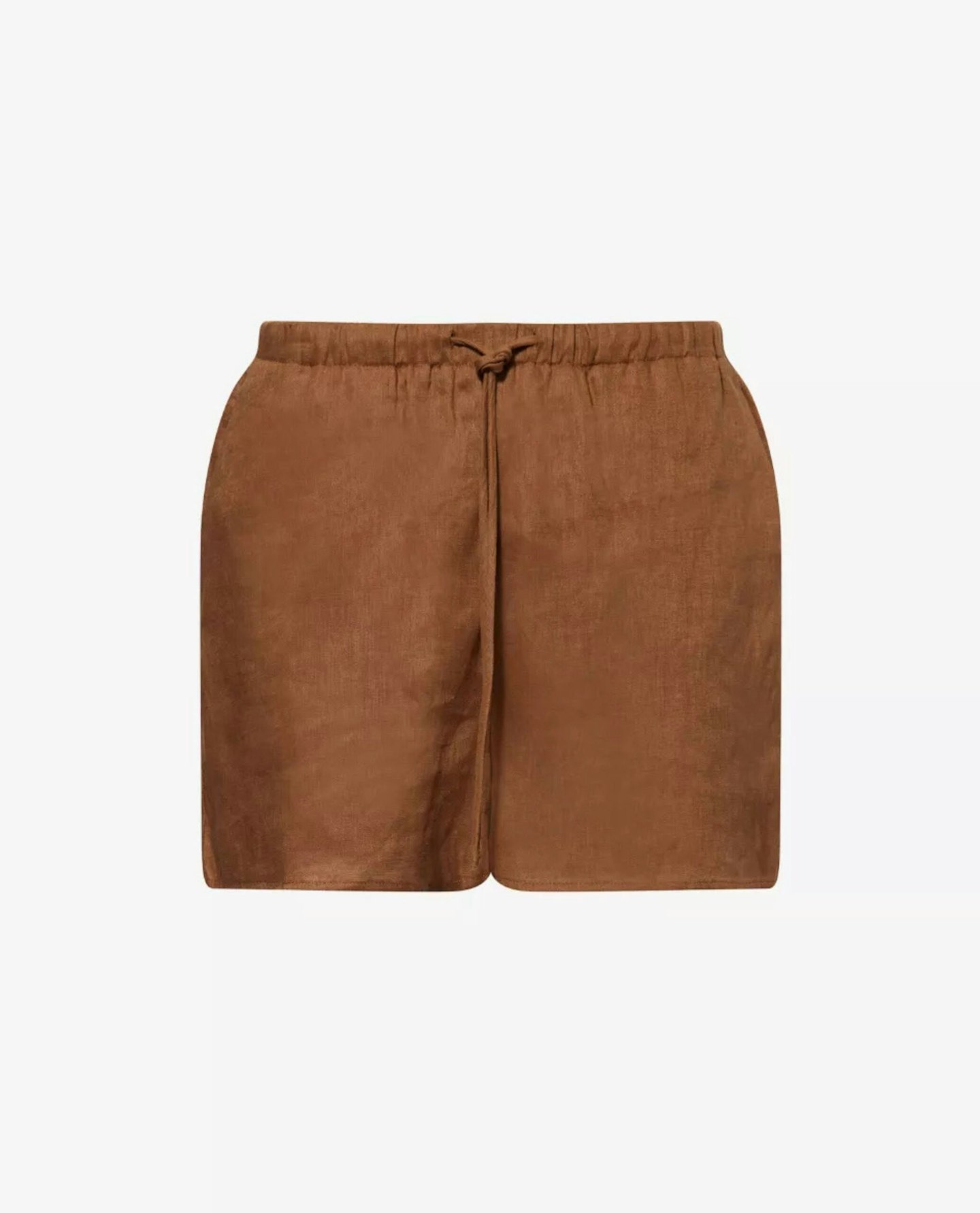 Lune Two-Slip-Pockets Linen Shorts