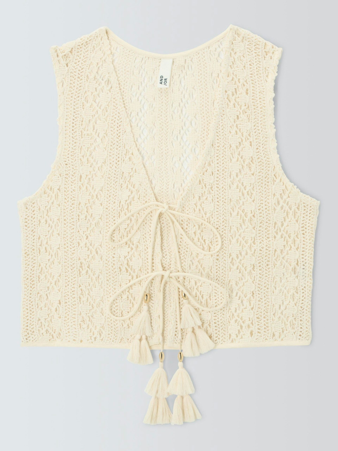 Capri Crochet Beach Vest