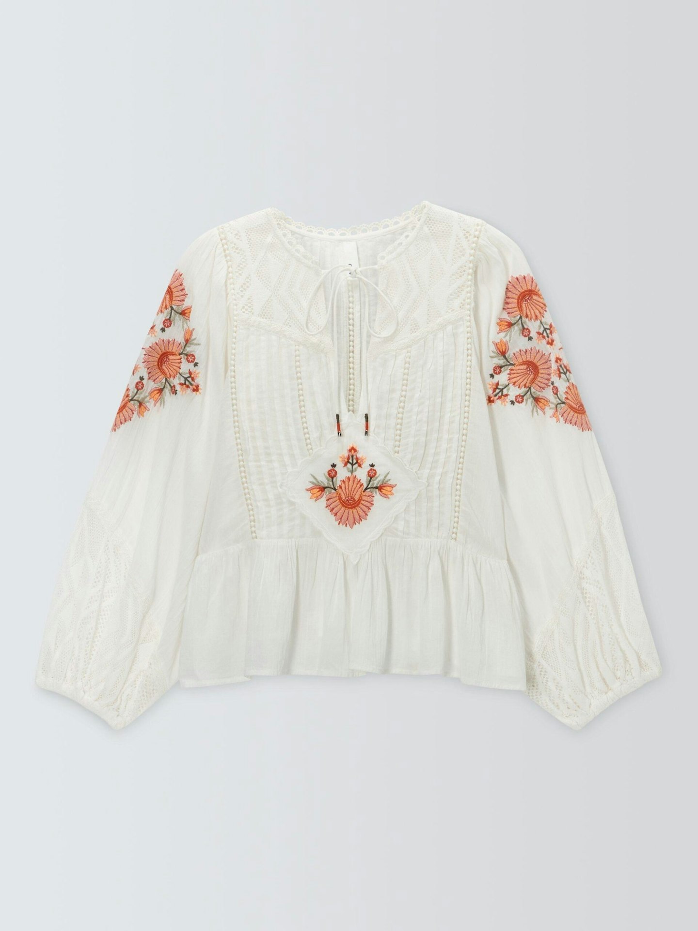 Saleen Floral Embroidered Blouse