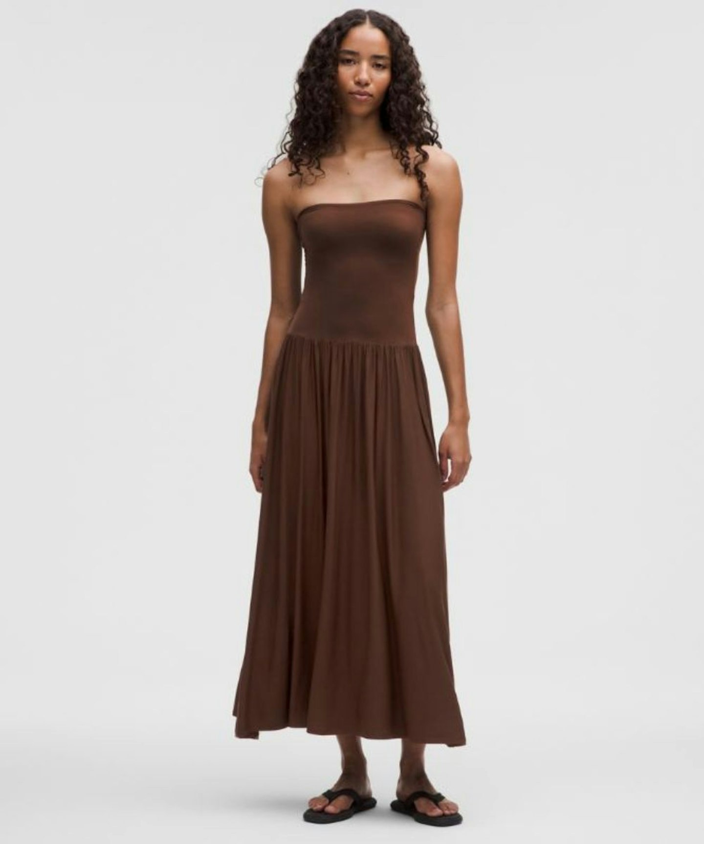 Lululemon 2-in-1 Maxi Dress brown