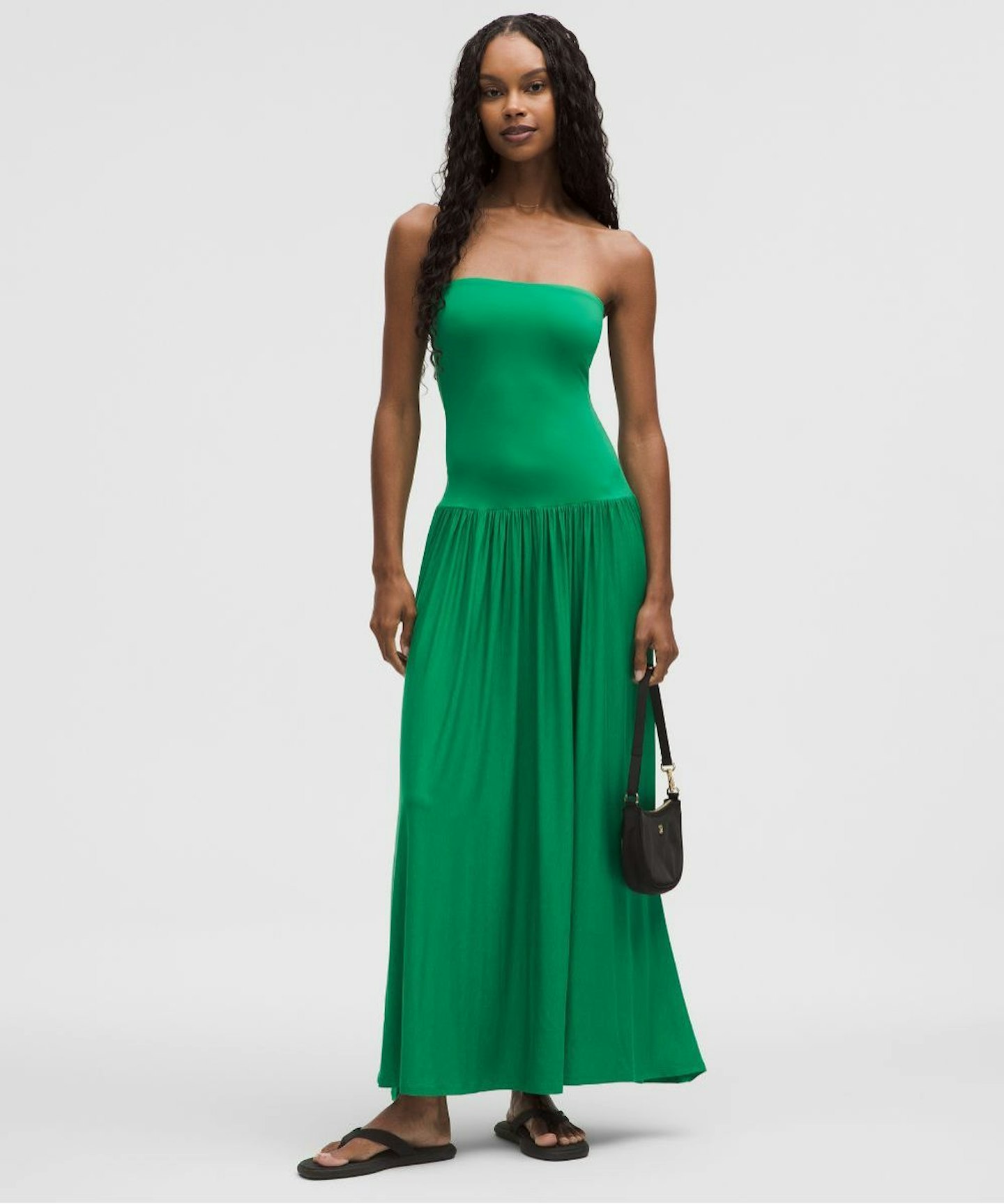 Lululemon 2-in-1 Maxi Dress green