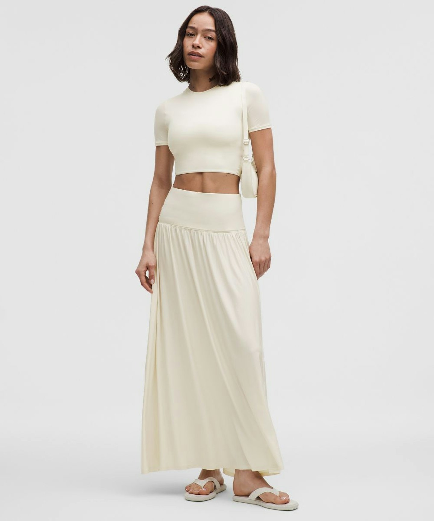 Lululemon 2-in-1 Maxi Dress ivory