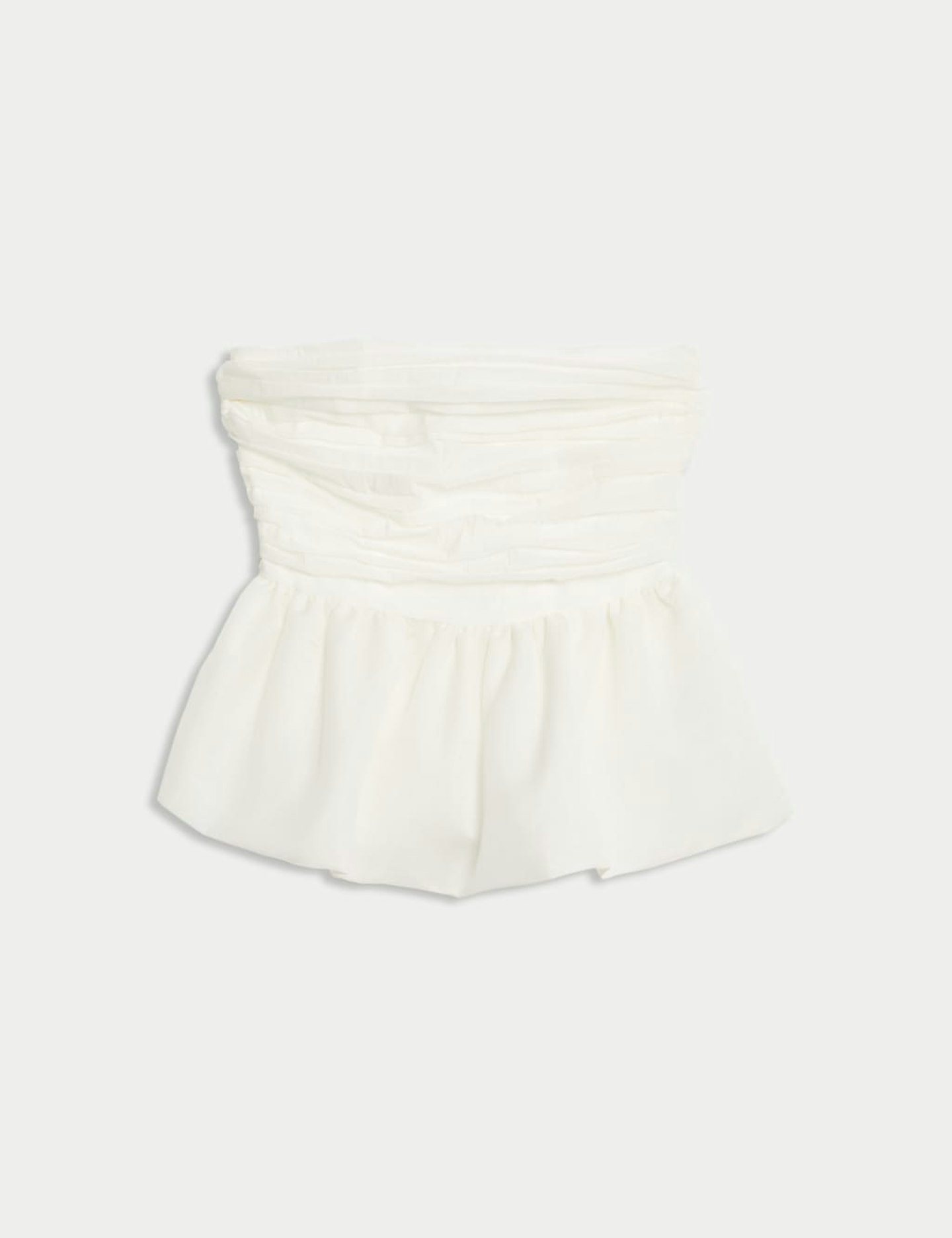 M&S, Organza Peplum Bandeau Top