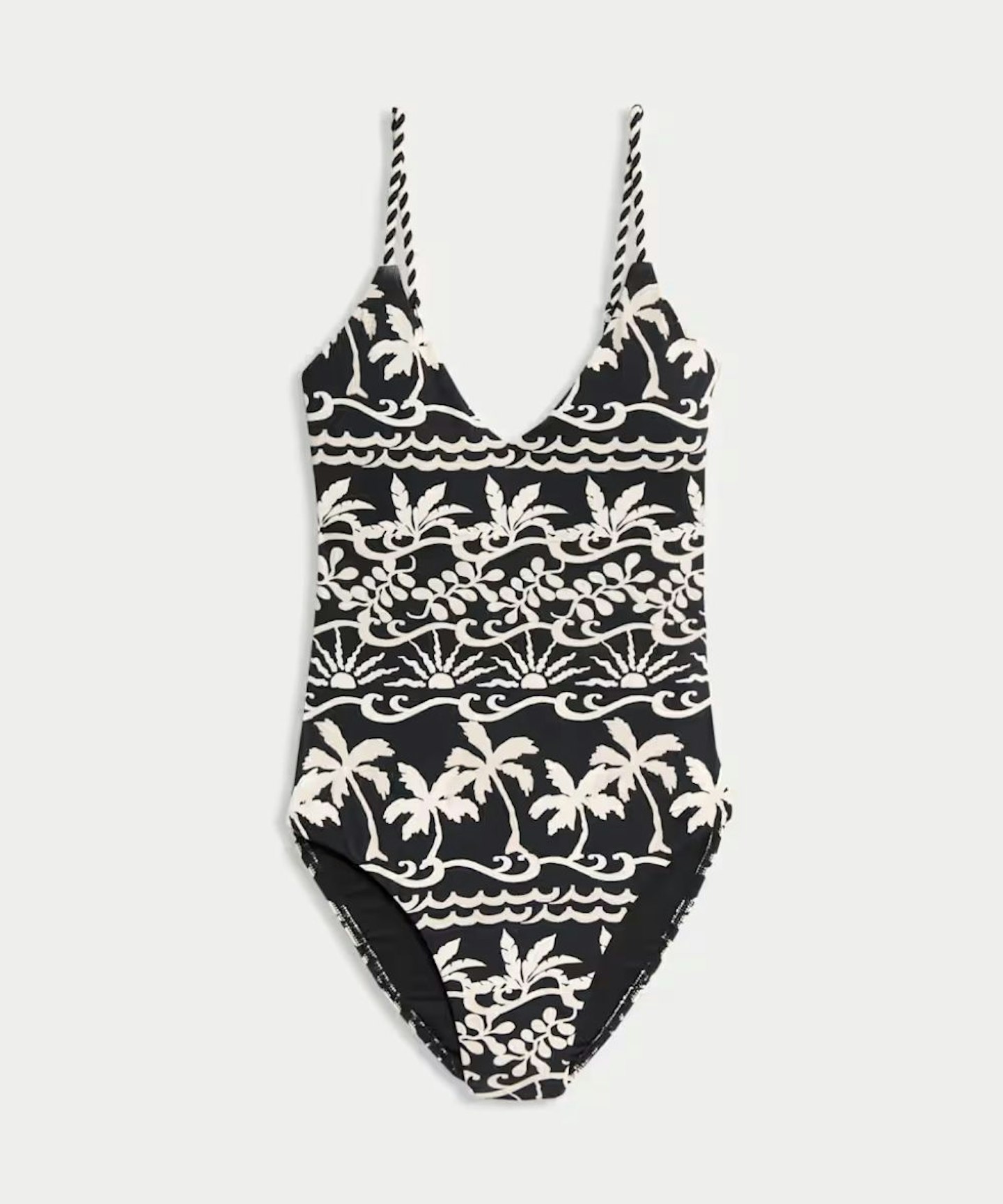 Printed Padded Plunge Swimsuit