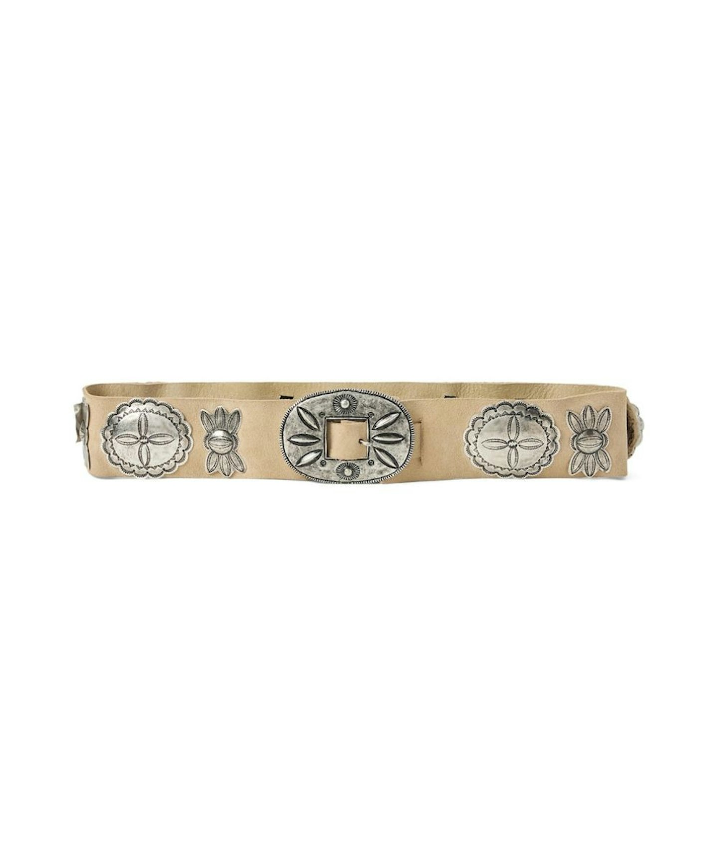 Ralph Lauren, Suede Concho Belt
