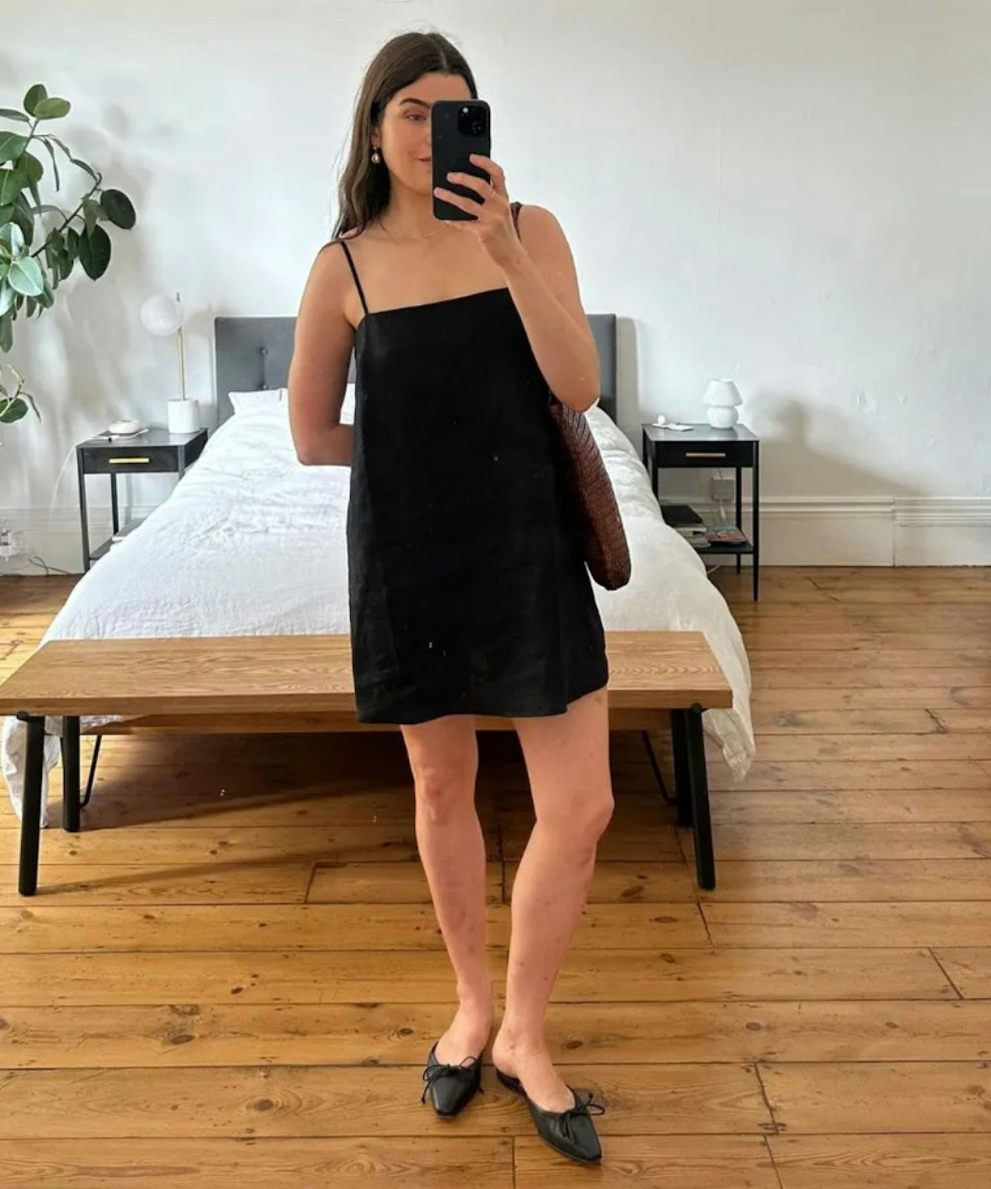 Reformation Aubree Linen Dress