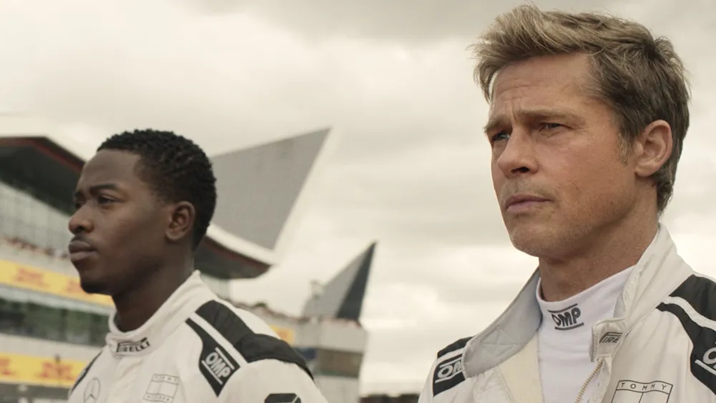 Brad Pitt and Damson Idris in F1 The Movie