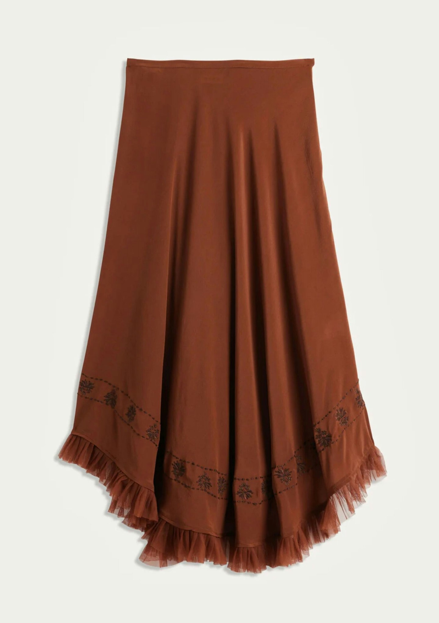 RIXO, Rudy Silk Skirt