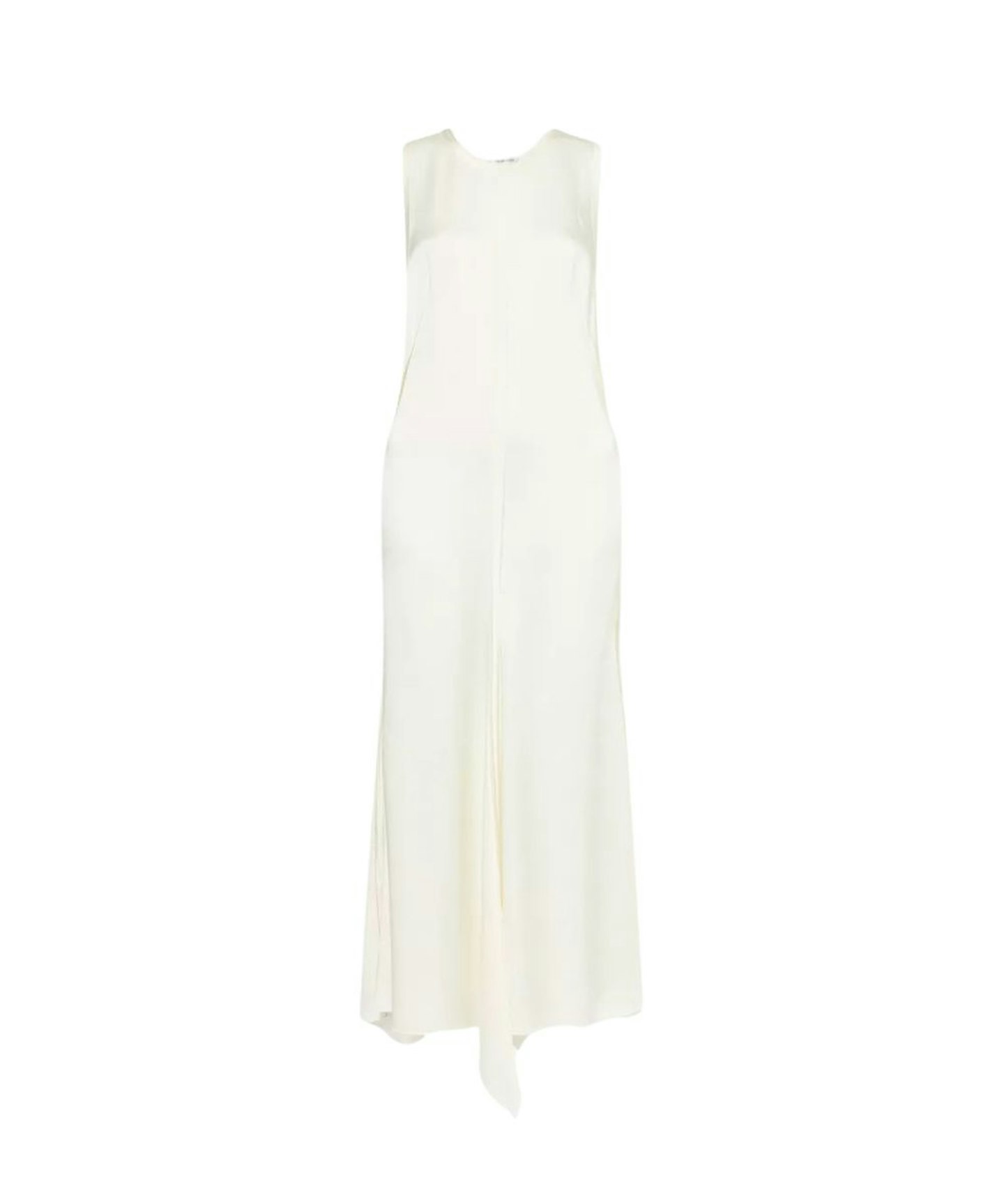 Victoria Beckham, Pleated Asymmetric Crepe Midi dress
