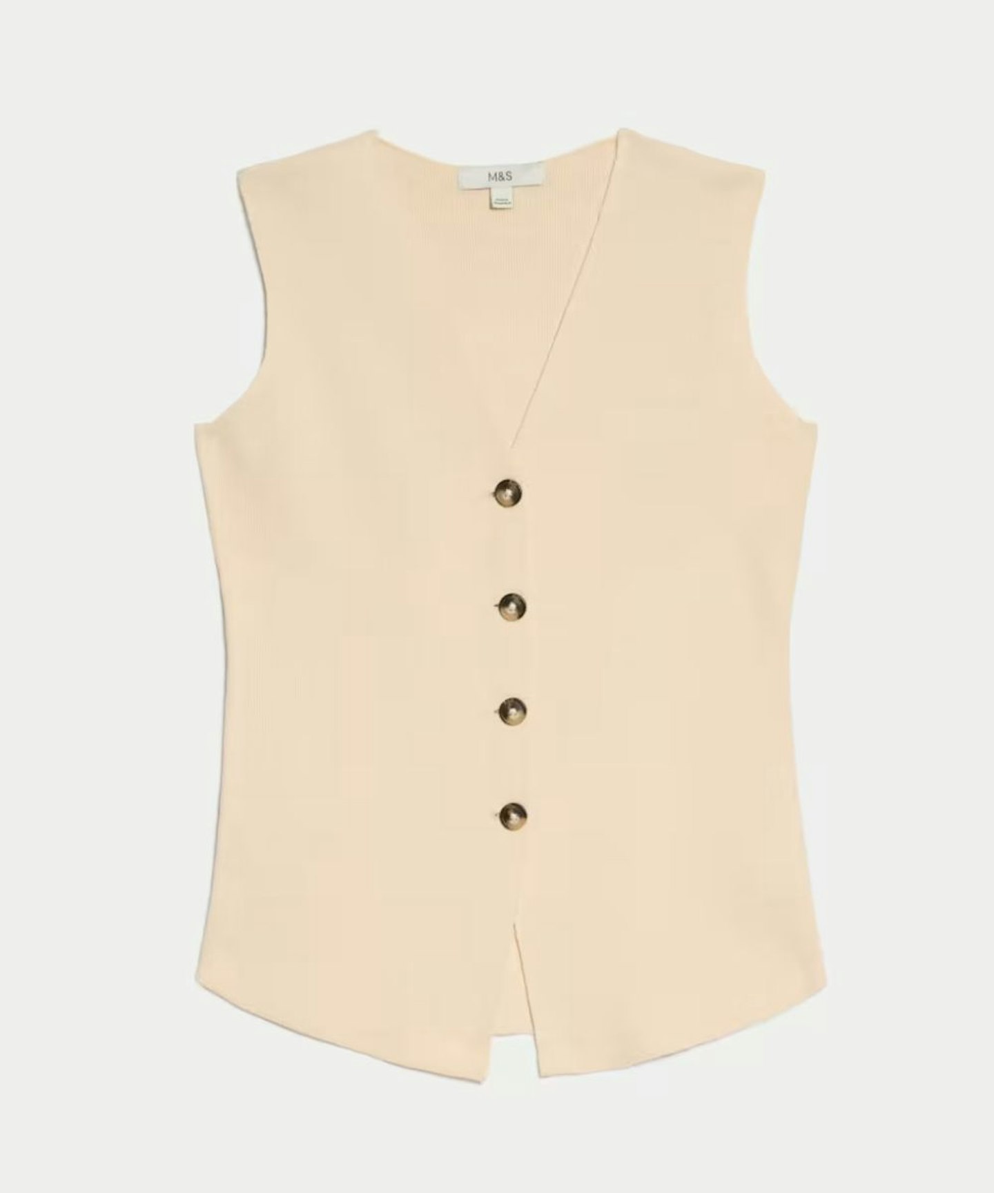 Soft Touch V-Neck Knitted Waistcoat