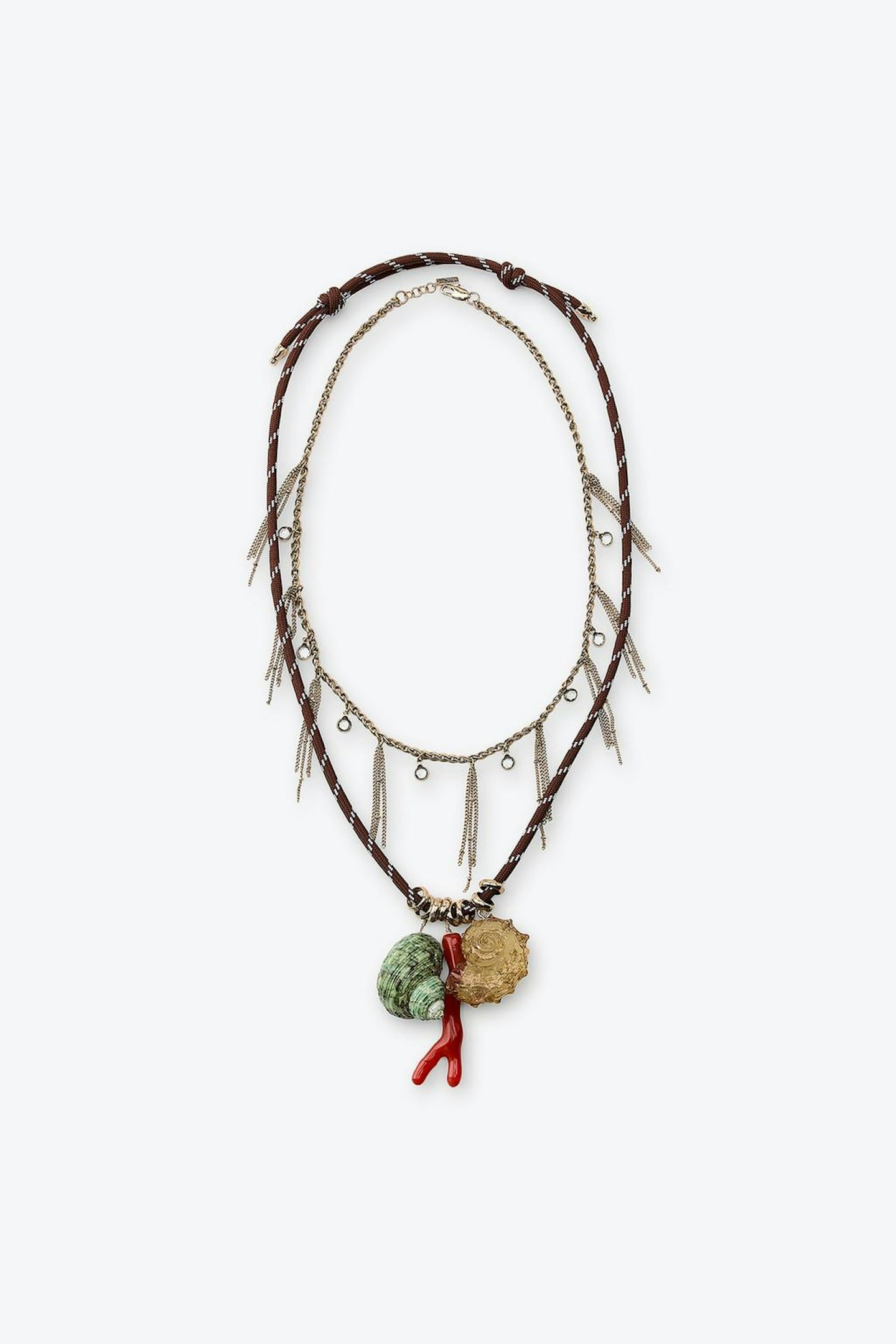 Zara, Necklaces With Shell Charms