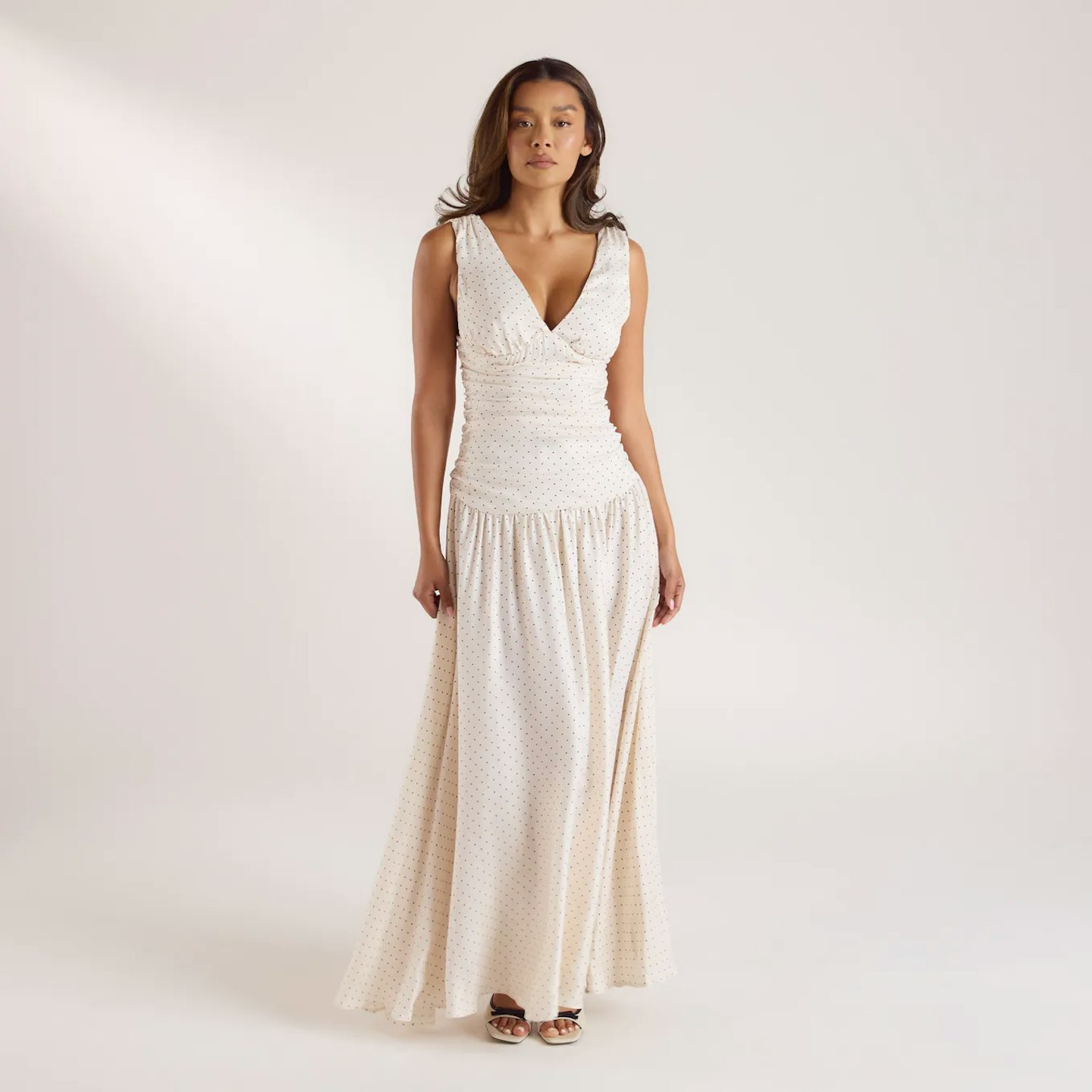 Cupro Blend Maxi Dress