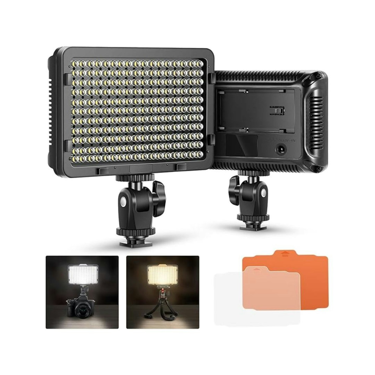 Neewer 176 LED 5600K Ultra Bright Dimmable on Camera Video Light