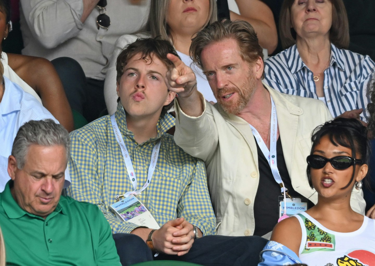 Actor Damian Lewis with son Gulliver McCrory-Lewis