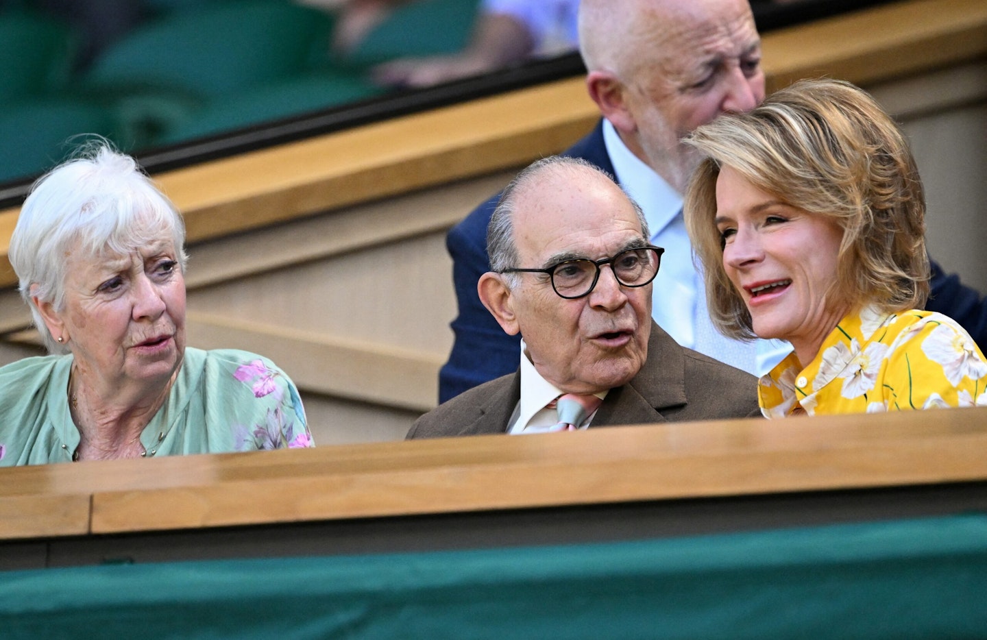 Actor David Suchet with wife Sheila Shuchet (left)