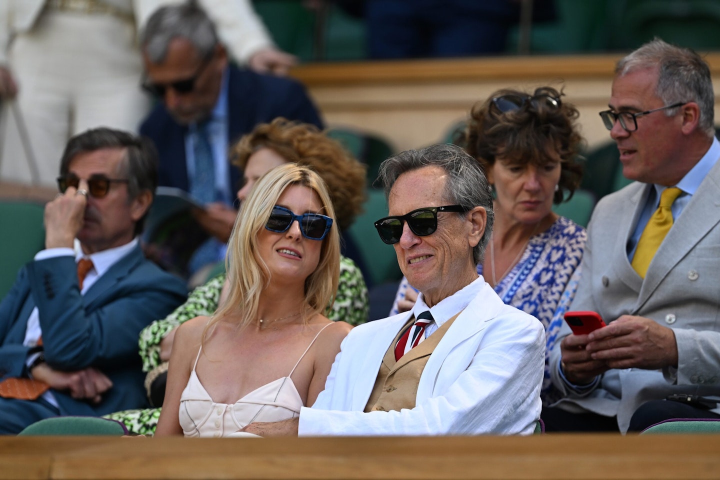 Actor Richard E. Grant with daughter Olivia Grant
