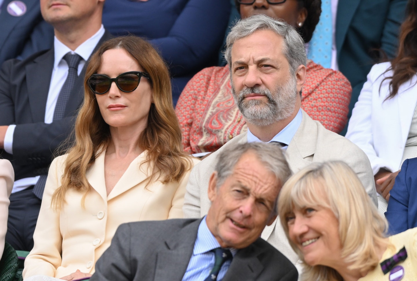 Actress Leslie Mann with husband, Director Judd Apatow