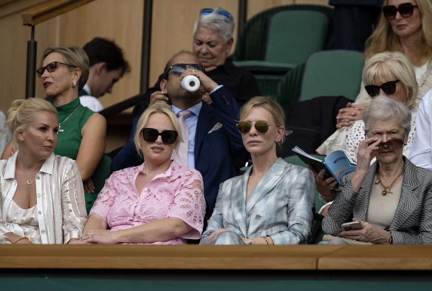 Actress Rebel Wilson with wife Ramona Agruma alongside Actress Cate Blanchett and her mum June Blanchett