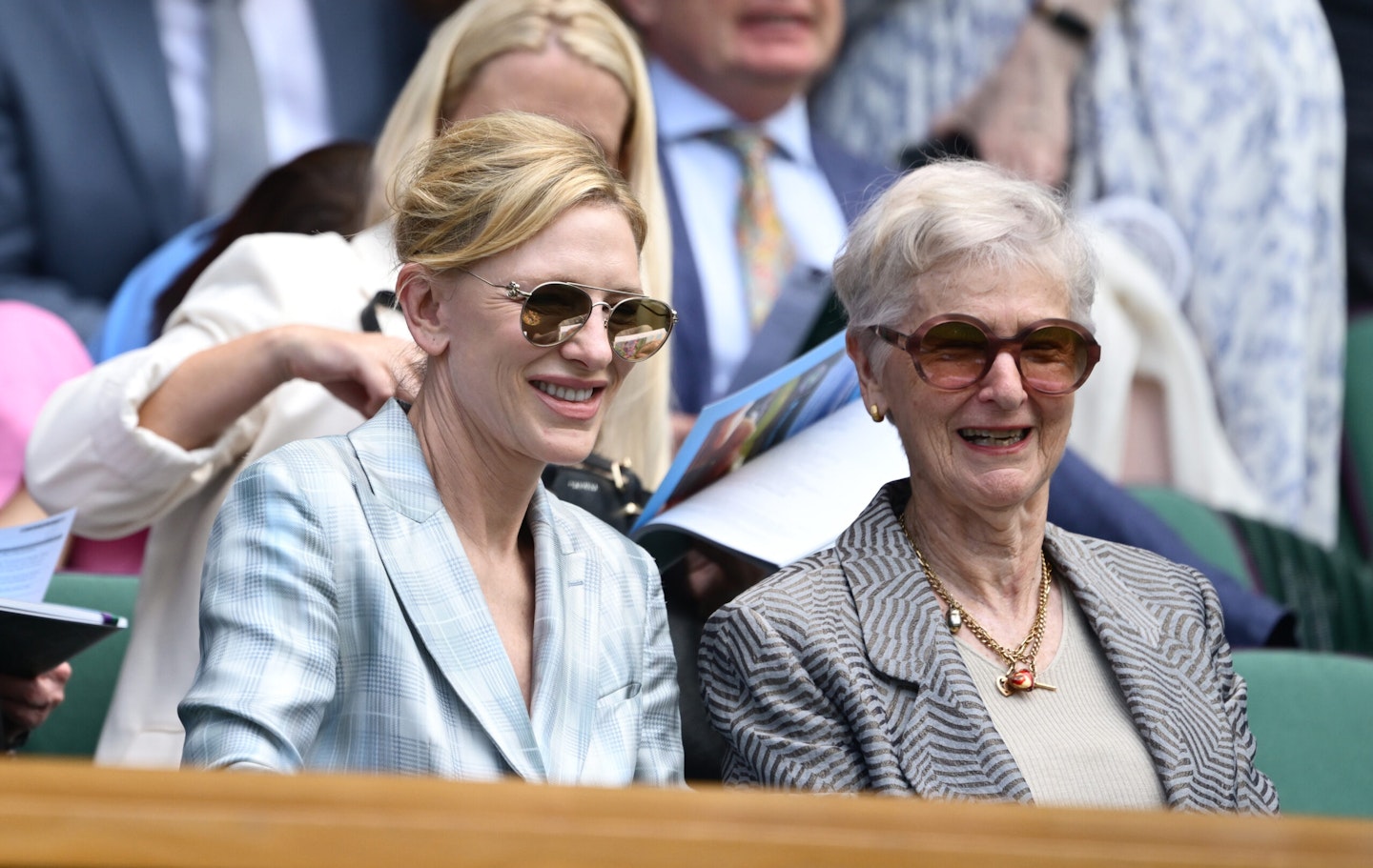 Cate Blanchett with her mother June