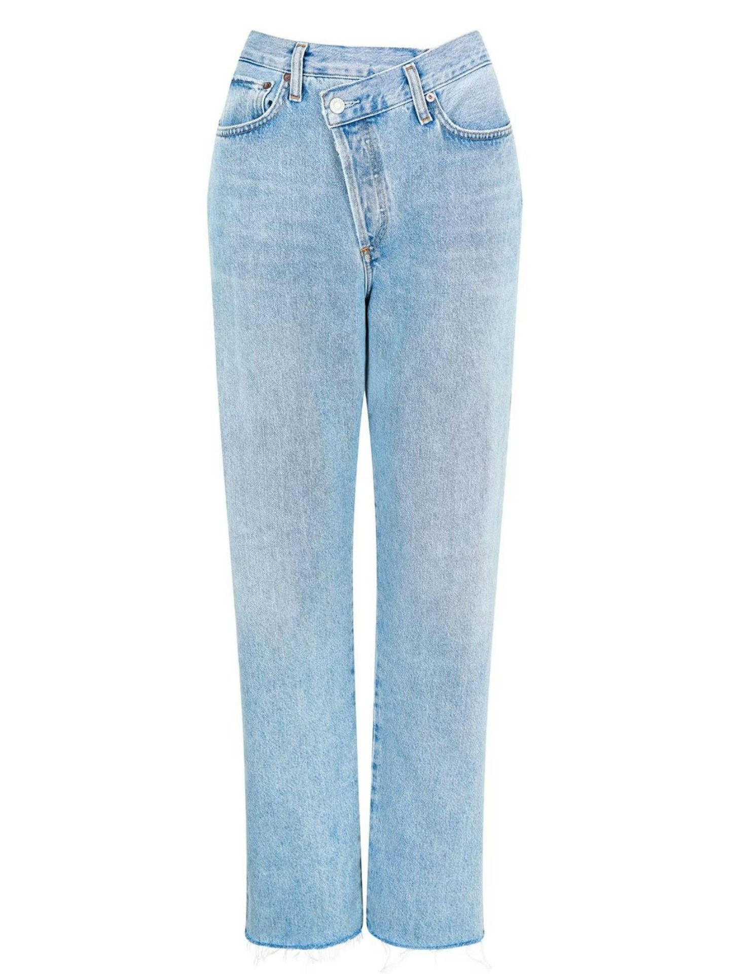 Agolde, Criss Cross Upsized Straight Jeans