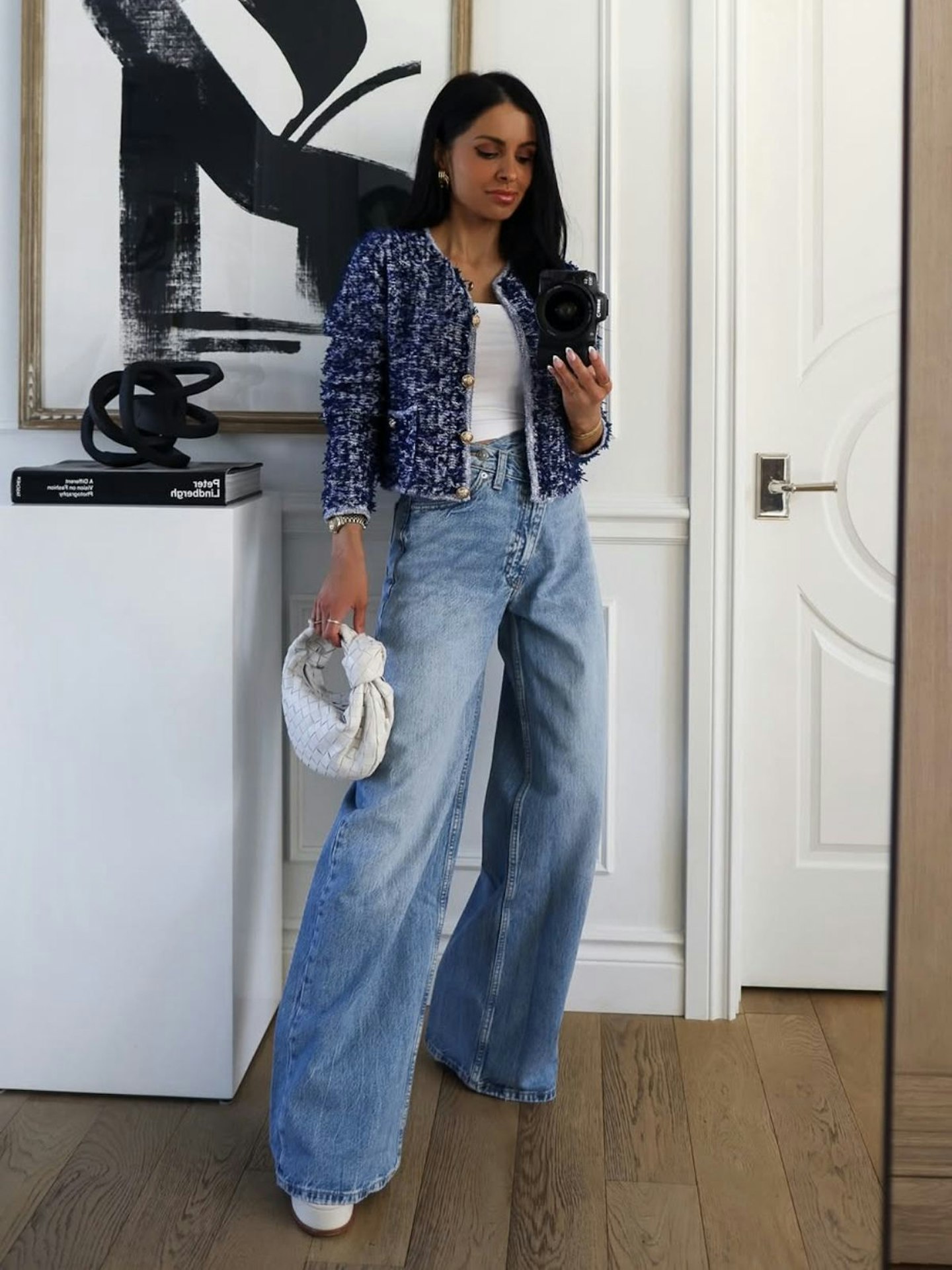 Crossover Waist Jeans