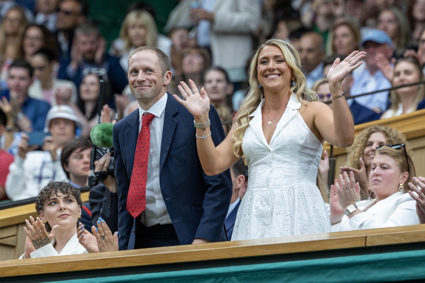 Cyclists Sir Jason Kenny and Dame Laura Kenny