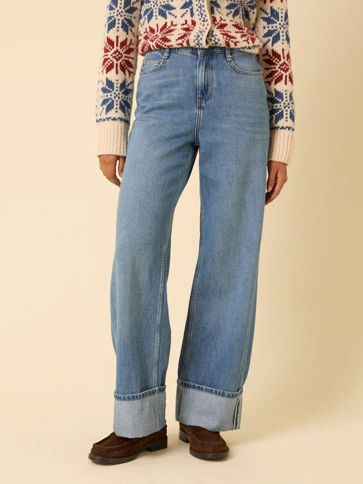 Nobody's Child, Blue Turn Up Islington Jeans