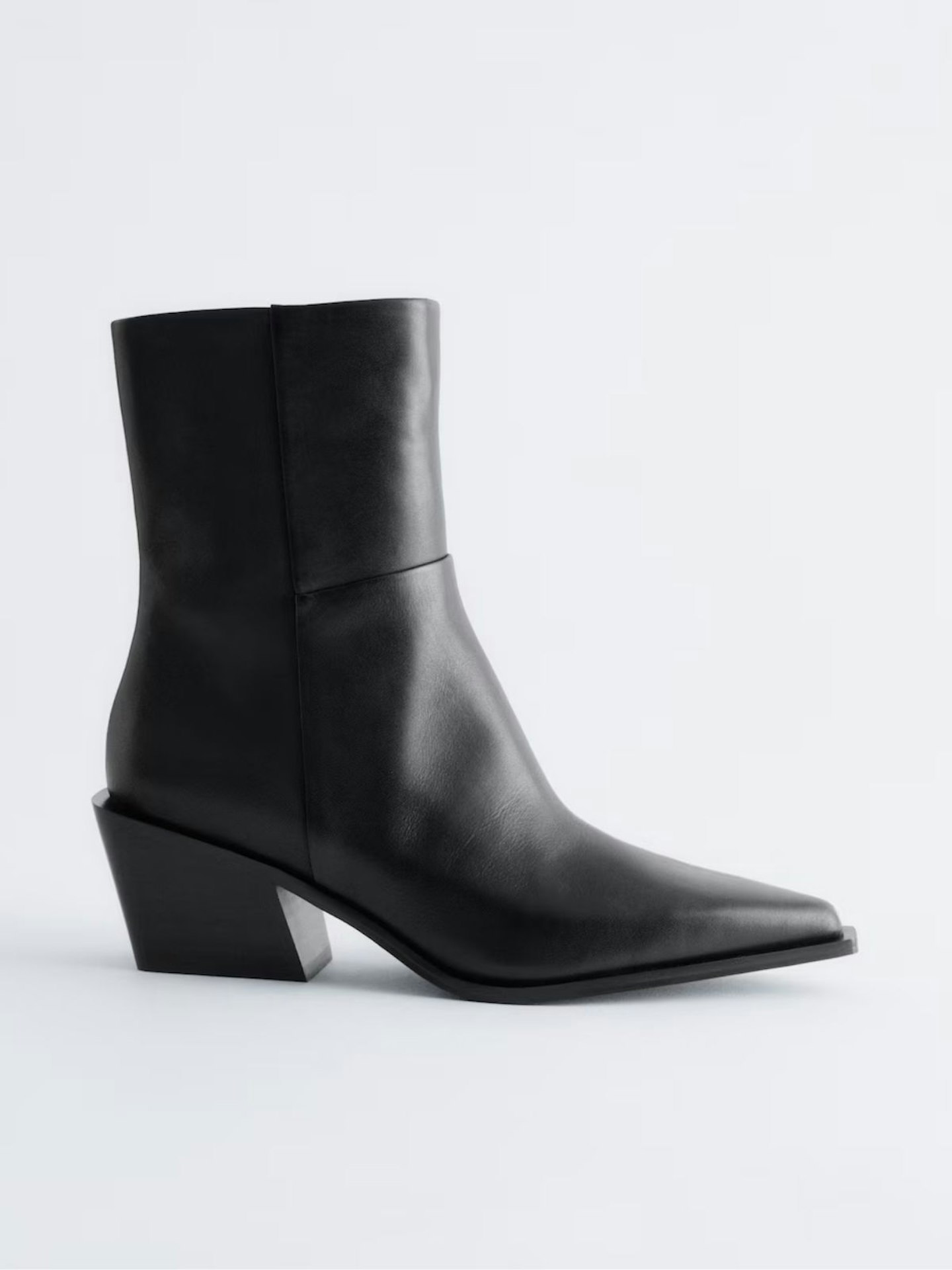 & Other Stories, Sleek Leather Cowboy Boots