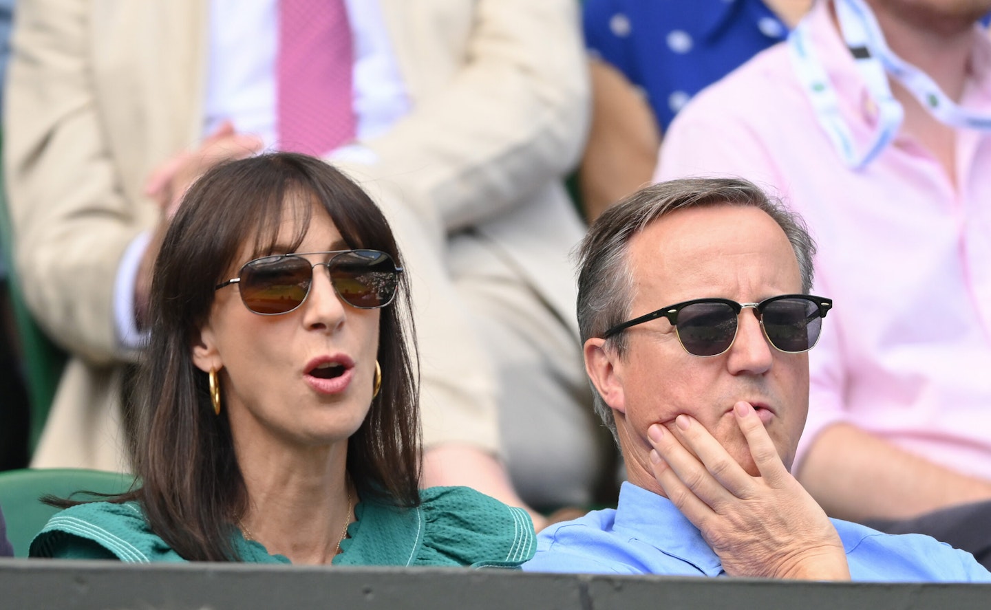 Former Prime Minister David Cameron and wife, Samantha Cameron