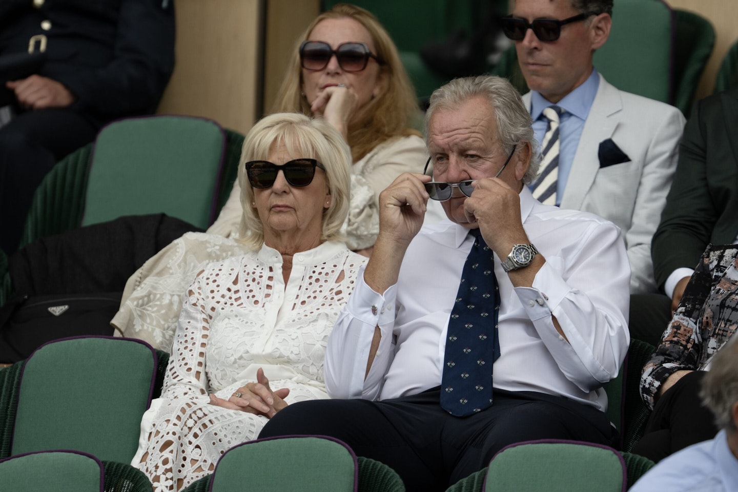 Former Rugby Player Sir Bill Beaumont with wife Lady Hilary Beaumont