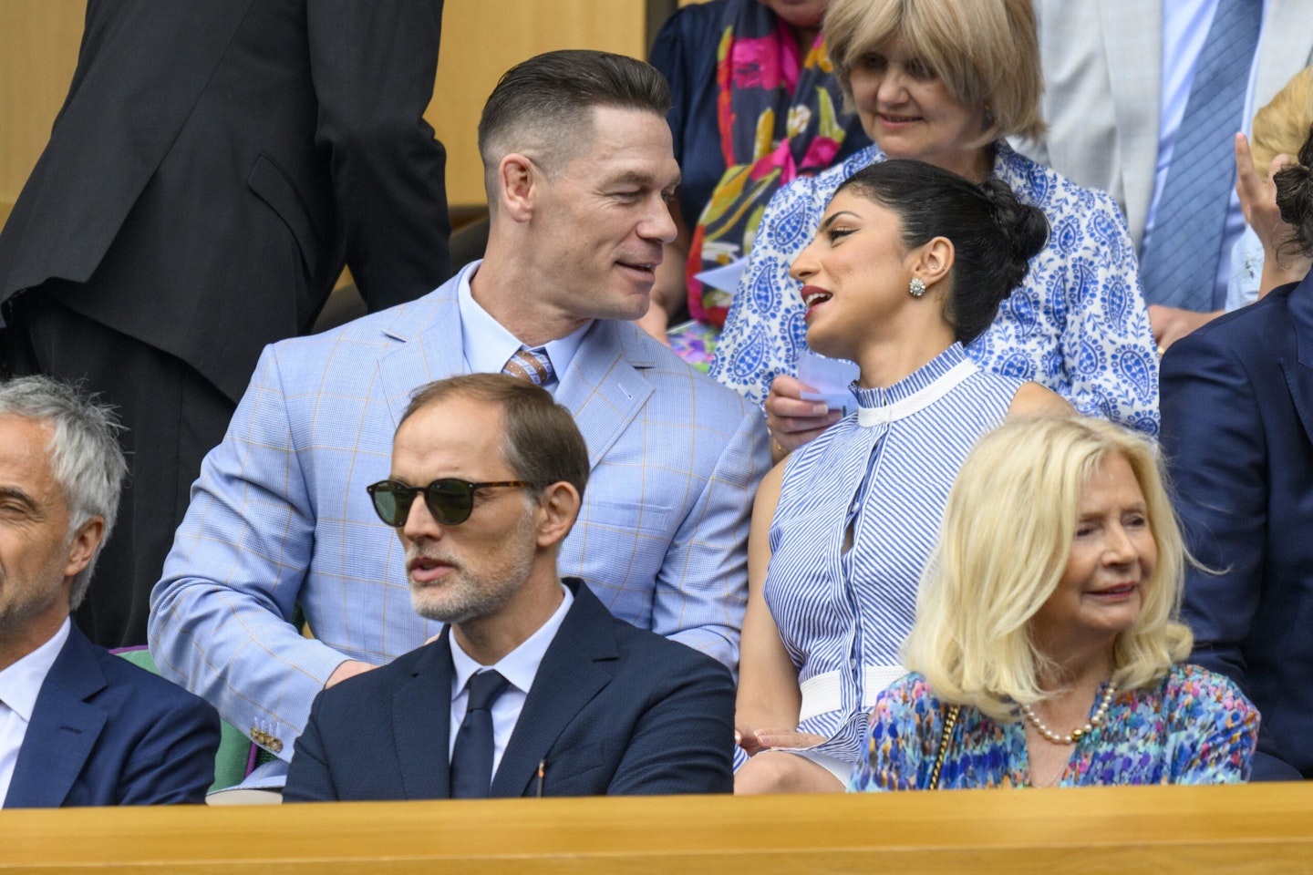 Former Wrestler turned Actor John Cena with his wife, engineer Shay Shariatzadeh