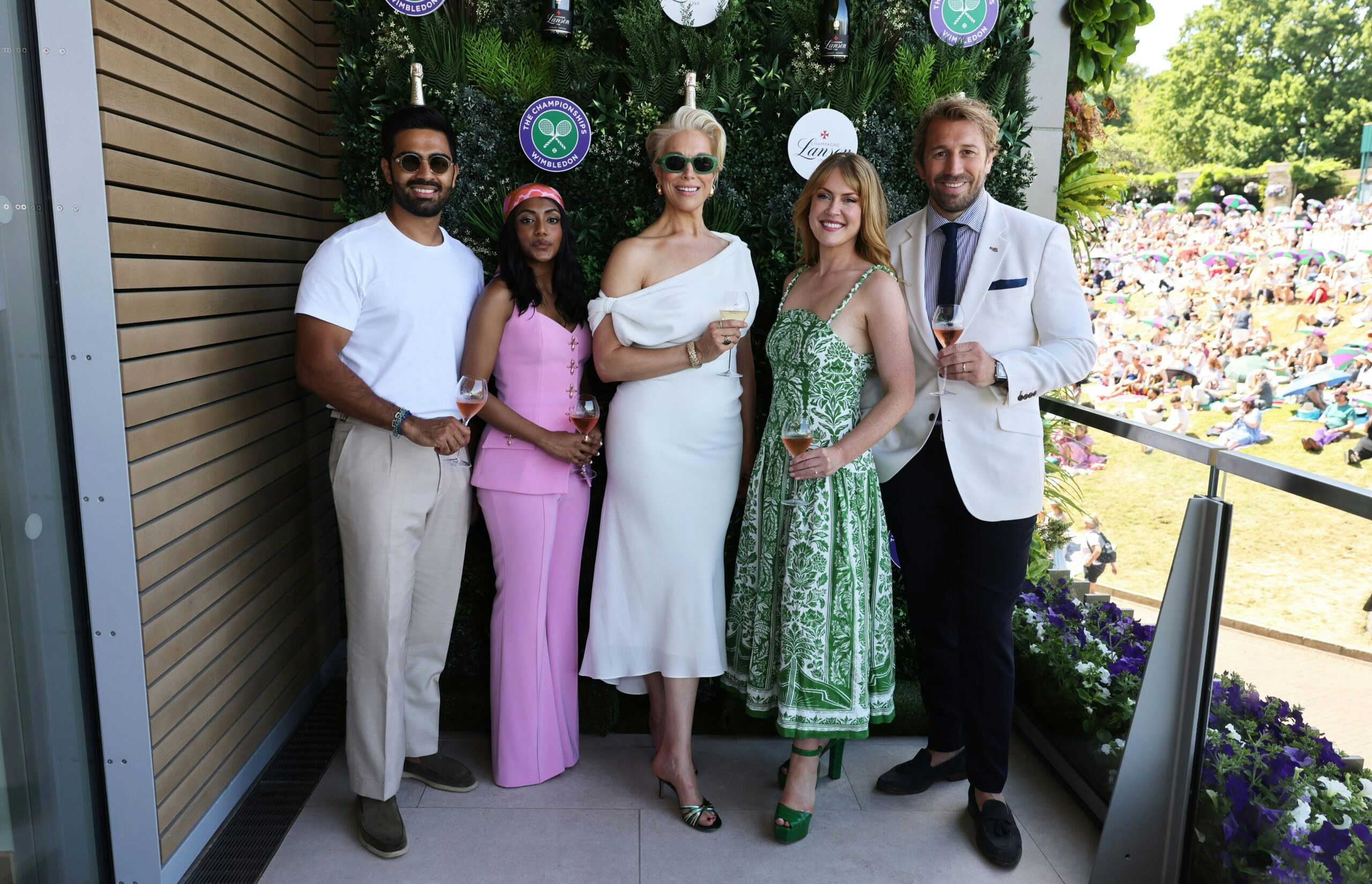 From Left to Right - Chef and Influencer Notorious Foodie, Bridgerton