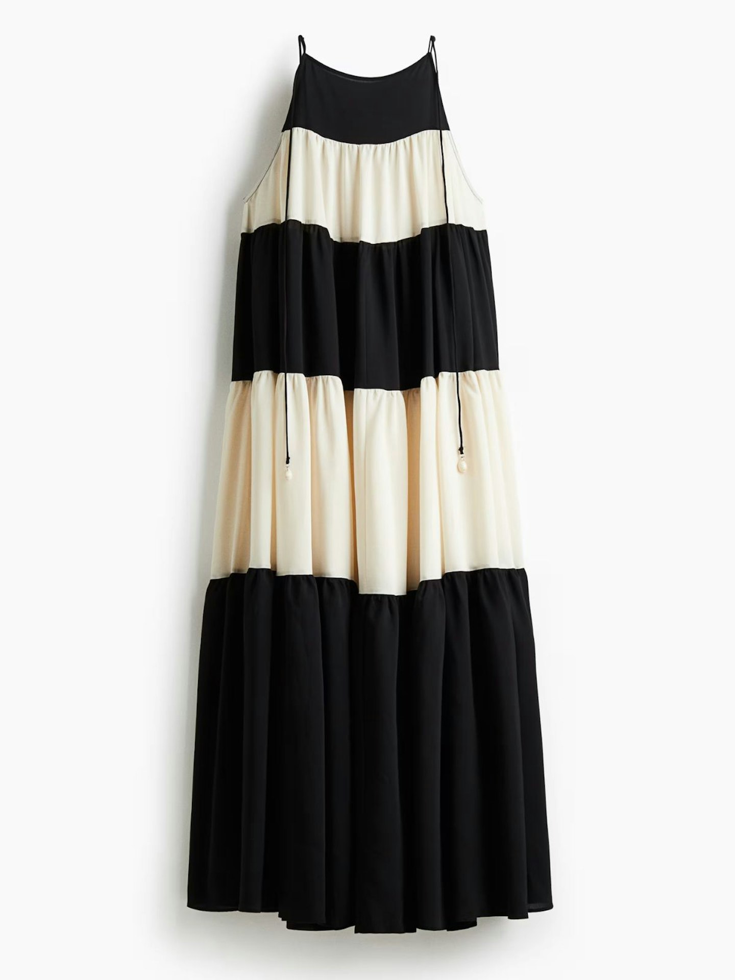 Tiered Tie-Strap Dress