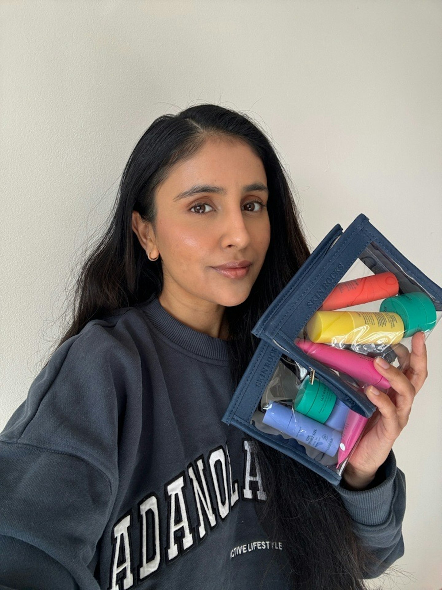 Sameeha Shaikh, beauty writer, testing the Skin Rocks AM and PM Routine