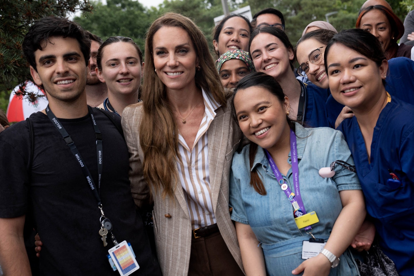 Kate Middleton meeting the patients and staff at Colchester Hospital on 2 July