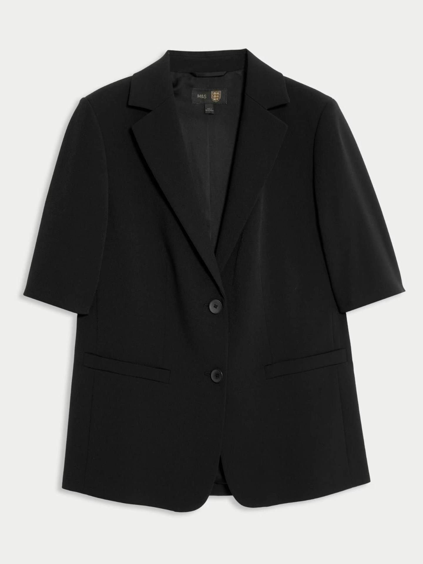 M&S, Straight Short Sleeve Single Breasted Blazer