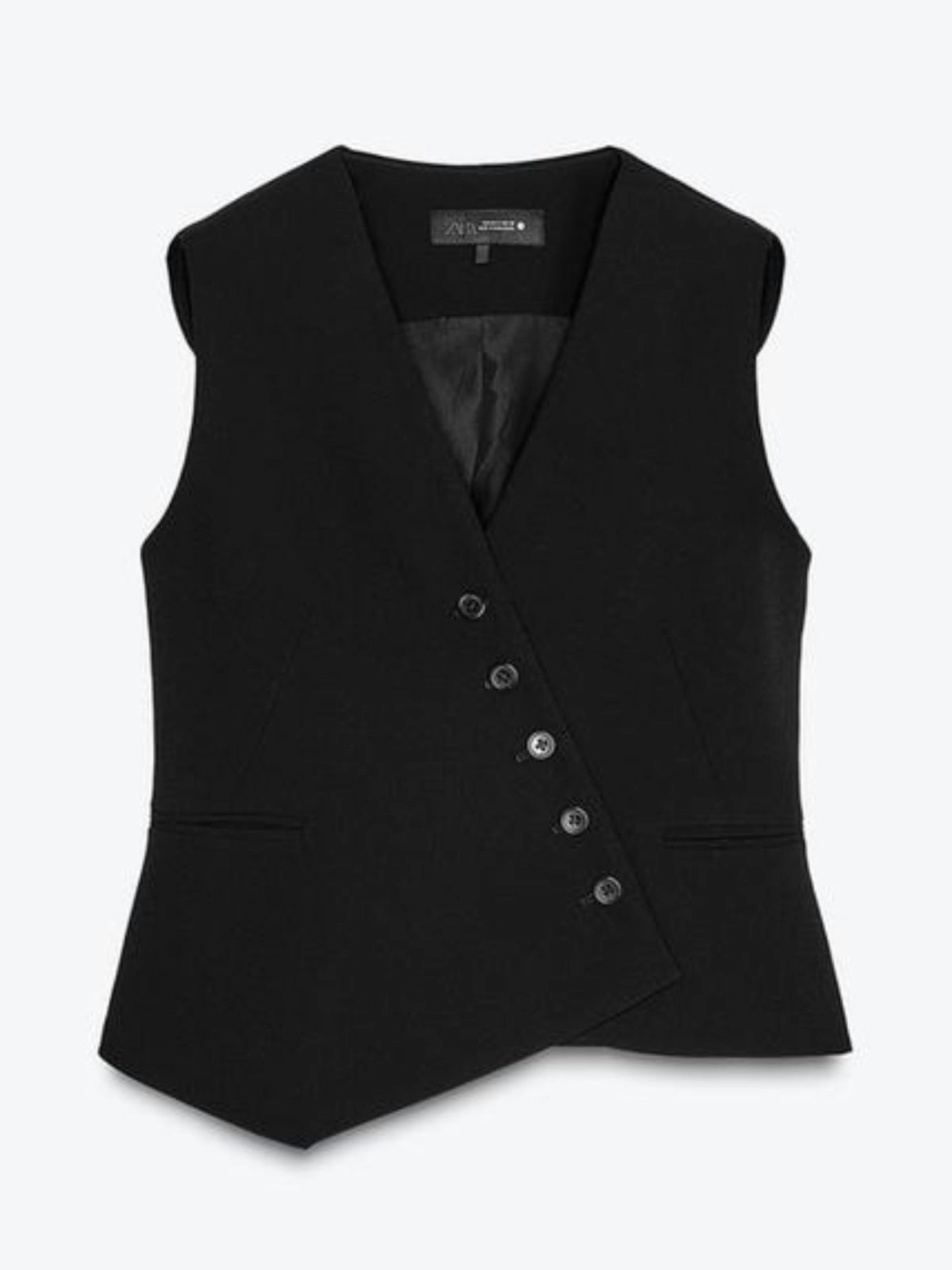 Zara, ZW Collection Asymmetric Waistcoat