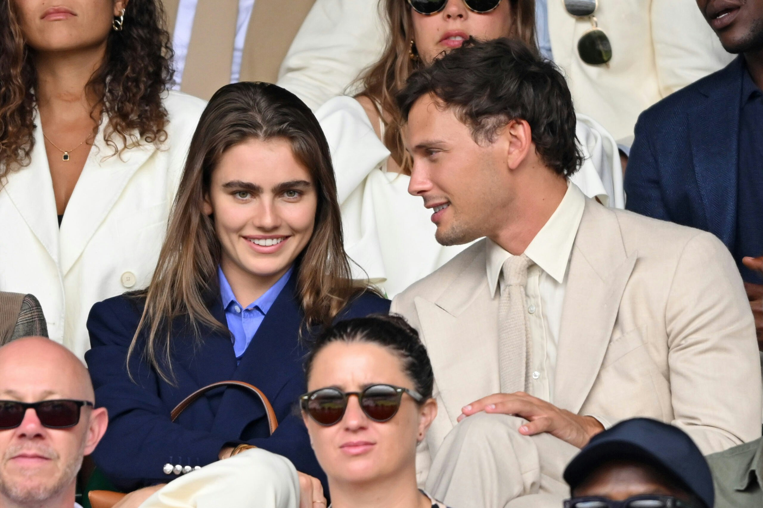 Model Mia Armstrong and Actor Cooper Koch